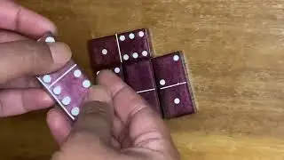 Resin dominoes, in 2 colors!