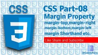 Margin Properties in CSS. margin-top, margin-right, margin-bottom & margin-left 🔥 Explained in Hindi