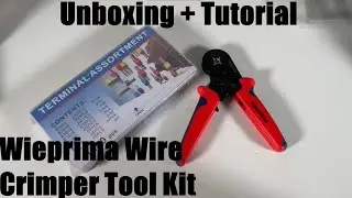 Wire Crimping Tool Kit Wieprima Wire Crimper Tool Kit 1200PCS unboxing and instructions