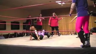 Flax, Rocko & Stellina vs Chris Shady, Alex Jace, & Laura Harris (9/10/2011) WAW Unequaled part 2
