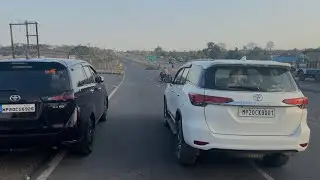 TOYOTA INNOVA VS TOYOTA FORTUNER : DRAG RACE      With @Rahul_Z900