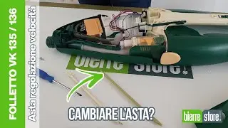 Come cambiare l'asta regolazione velocità Folletto VK135 VK136 - BierreStore