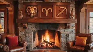 Fire Element Zodiac Sleep Ambience 🌌 Relaxing Music for Aries, Leo, Sagittarius