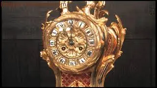 Charpentier Paris Fine Antique Rococo Table Clock 3006