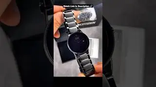 Citizen Eco-Drive All Black Luxurious Elegant Men's Watch #luxurywatchesformen #elegantwatches