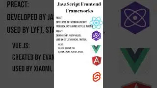 best javascript framework 