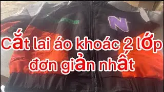 Cách sửa áo khoác 2 lớp bị dài đơn giản nhất