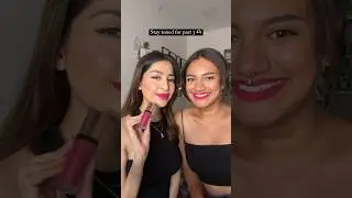 2 Girls 1 lipstick | Part-2 #lipstick #colortheory #lipstickswatches ​⁠ ​⁠@venessaashok