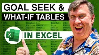 Excel Goal Seek & Data Tables: Reverse-Engineer Any Formula - 2704