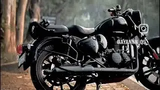 Royal enfield bike stealth black classic 350/@InnocentBus-fl7kp / made for bike lovers 