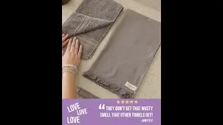 Sand Cloud Bath Towels - Purple Drop (Buzzfeed Bath Towels)