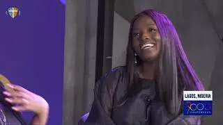 Abosede George-Ogan and Tara Adefope speak on Integrity in Public Service at the 7000 conference