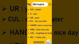 SMS English#shorts