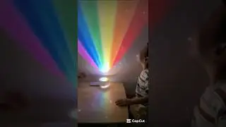 Rainbow light😍#art #diy #rainbow #shorts #miniartgallery