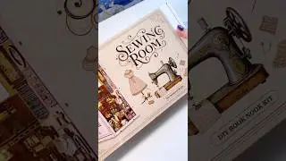 ASMR: Unboxing my tiny dream sewing room 🧵✨#oddlysatisfying#stressrelief #tinythings#miniatureworld