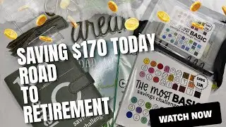 Saving $170 Cash | Road to Retirement Using Simple Saving Challenges