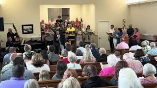 Red Back Hymnal Singing Ft Perry Baptist 6-28-2025 Directed by Silas Fuller