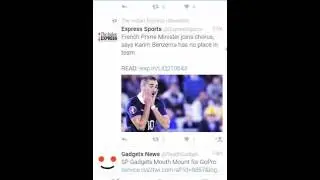 Отключите режим быстрого чтения Twitter и встроенный браузер.