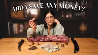 How Much Money Are We REALLY Saving by Cutting Meat at Home | Whole Tenderloin Cost Breakdown