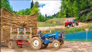 Tractor Game | Tractor Pulling Game | Tractor to car Pulling | Tractor Pulling to car