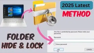 Folder pe Password kaise lagay | How to Lock a folder in Windows in Hindi | How to Hide Folder