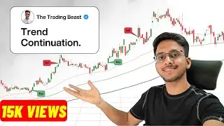 I grew my capital using TREND CONTINUATION. (25% every trade)!