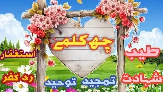 learn islamic 6 kalma/ 6 kalma in arabic