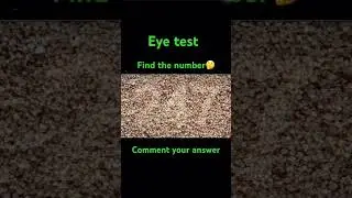 Eye test game