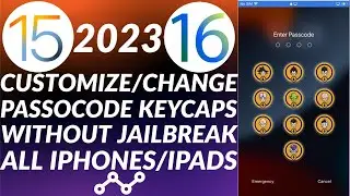 Customize iPhone Passcode Key Caps iOS 16 Without Jailbreak | Complete Guide | 2023