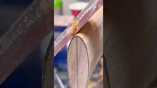 Drawknife on Hickory - Hatchet Handle