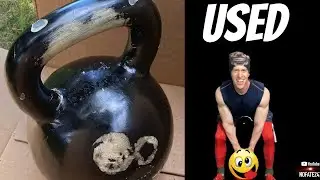 Should You Buy Used Gym Equipment | Restoring Walmart Kettlebell | Dad&rsquo;s Home Gym