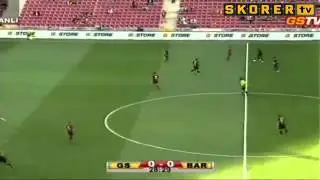 Gheorghe Hagi's crazy 180-degree pirouette pass in a Galatasaray v Barcelona legends match