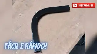 Como fazer 90°Grau em metalão 20x20 sem a calandra