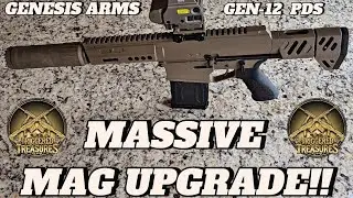 Shotgun + Drum = AWESOME!! Genesis Arms Gen12 15-Round Mag First Look