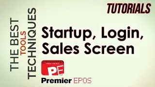 How to - Startup, Login, Sales Screen