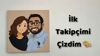 İlk Takipçimin Profil Fotoğrafını Çizdim 🎨 | Drawing My First Follower (Studio Ghibli Style)