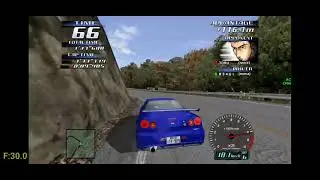 Initial D Arcade Stage 3 - Legend Of The Streets W/ Nissan R34 GTR Pt 1(Flycast)