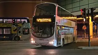 First Bus Doncaster 37243 X First Glasgow With Merry Christmas Bestination Board 