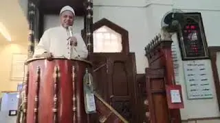 صعد النبي صلى الله عليه وسلم منبره.فقال في الدرجة الأولى.ءامين .وفي الثانيه ءامين وفي الثالثة.ءامين
