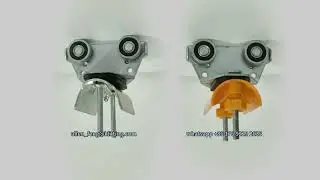 cable trolleys for flat and round cable in c track / c rail festoon system
