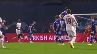 Gabbia goal vs D.Zagreb 1-0