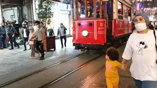 Walking in Taksim Istanbul Turkey