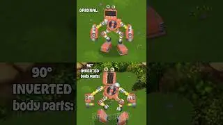 Rare Wubbox on plant island - Original VS 90&deg; INVERTED body parts  | My Singing Monsters