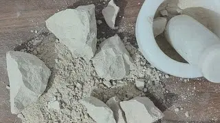Crushing Clay Stone 🪨 | Satisfying ASMR Video| The Crushing Corner 🤩#asmr #chalkasmr  