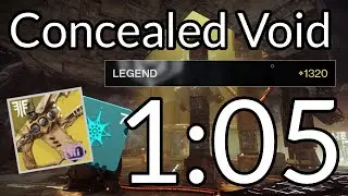 Legend Concealed Void Speedrun - 1:05 (Warlock)