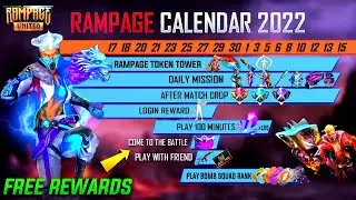 RAMPAGE EVENT CALENDAR | FREE FIRE NEW EVENT | FF NEW EVENT | FF NEW UPDATE | FREE FIRE NEW UPDATE