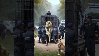 Emotional story of a cow  #aishorts #cow #animals #calf #lion