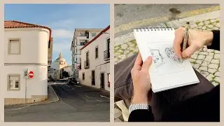 An Intersection in Portugal - Learning to Draw 135