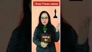 Chess pieces names in English and Hindi #chess #vocabulary #shorts