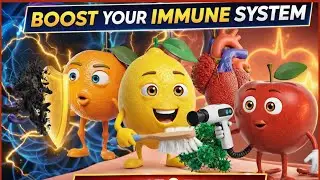 Health Benefits of Banana , Apple and Orange 🍎🍌🍊 Through funny animation 